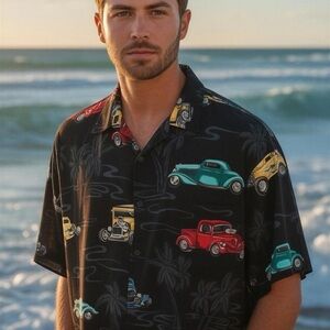 High Seas Trading Co Shirt Men’s XXXL Cotton Big Man 3XL USA 3XL Top muscle car